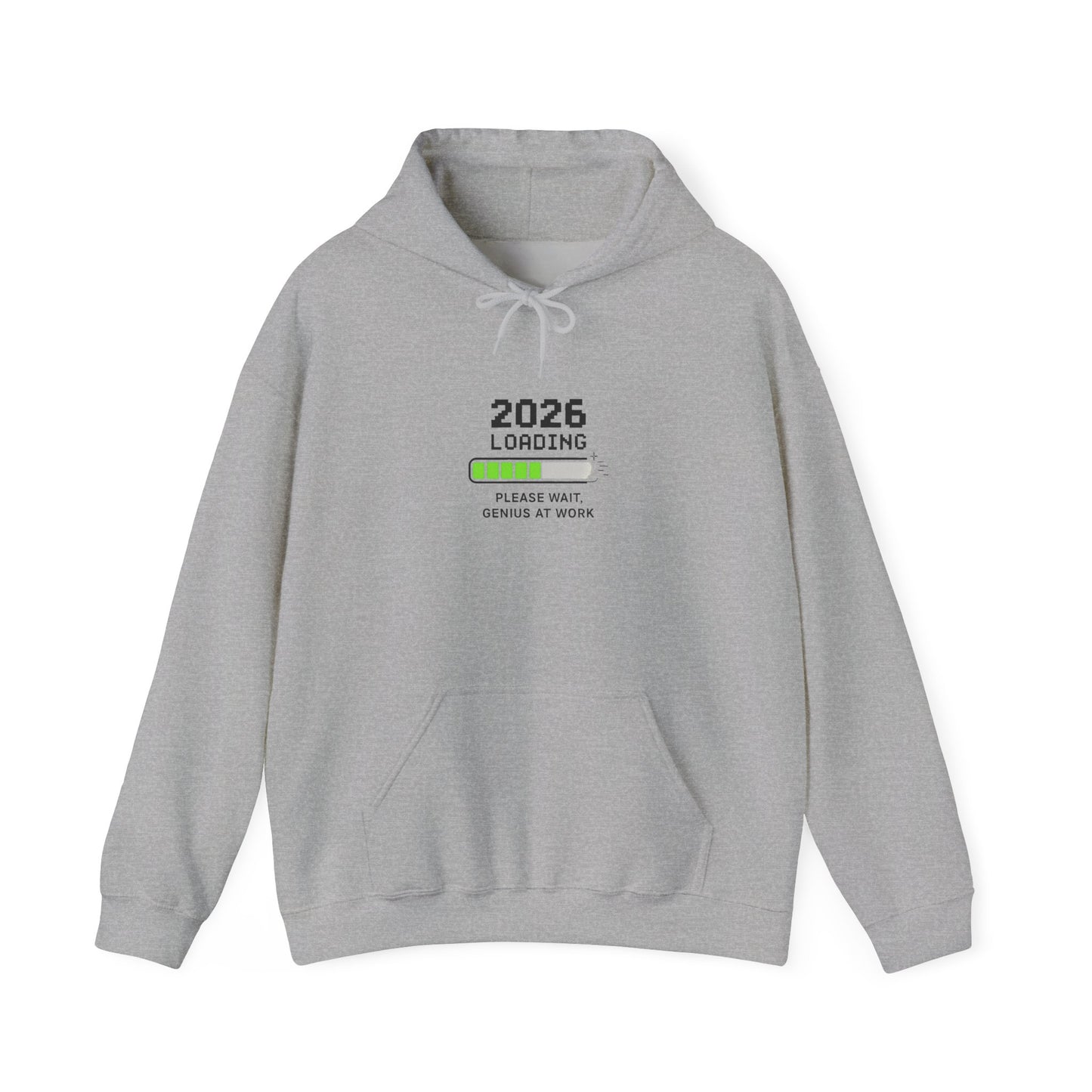 2026 Loading Hoodie – Funny Future Dad/Mom Pregnancy Announcement Sweatshirt