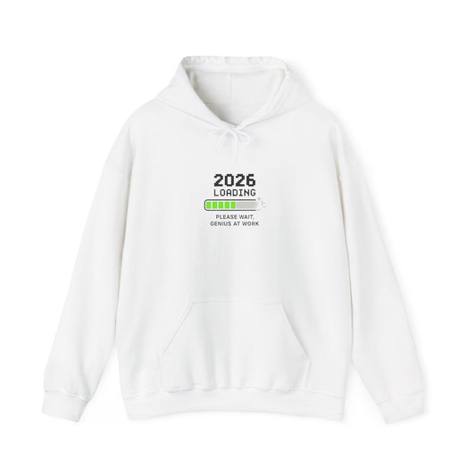2026 Loading Hoodie – Funny Future Dad/Mom Pregnancy Announcement Sweatshirt
