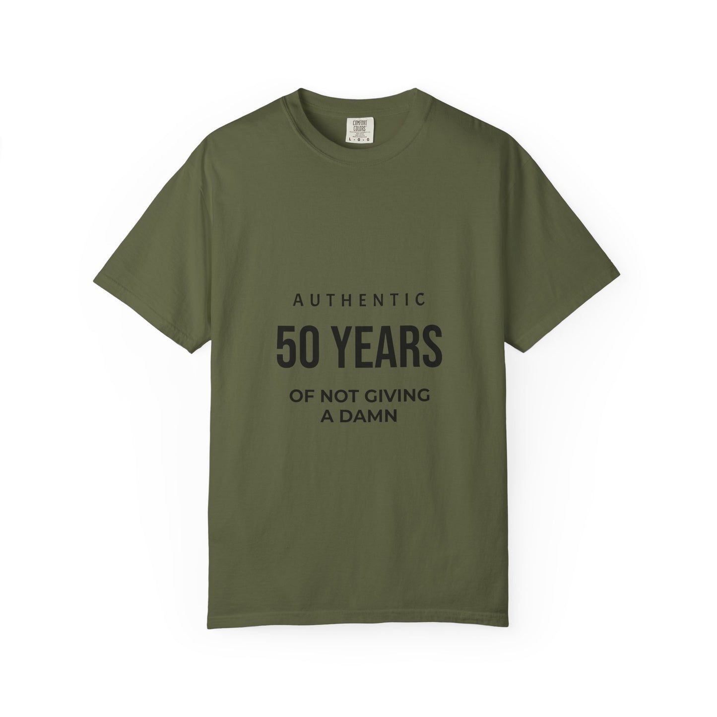 50 Years of Not Giving a Damn T-Shirt — Funny 50th Birthday Tee